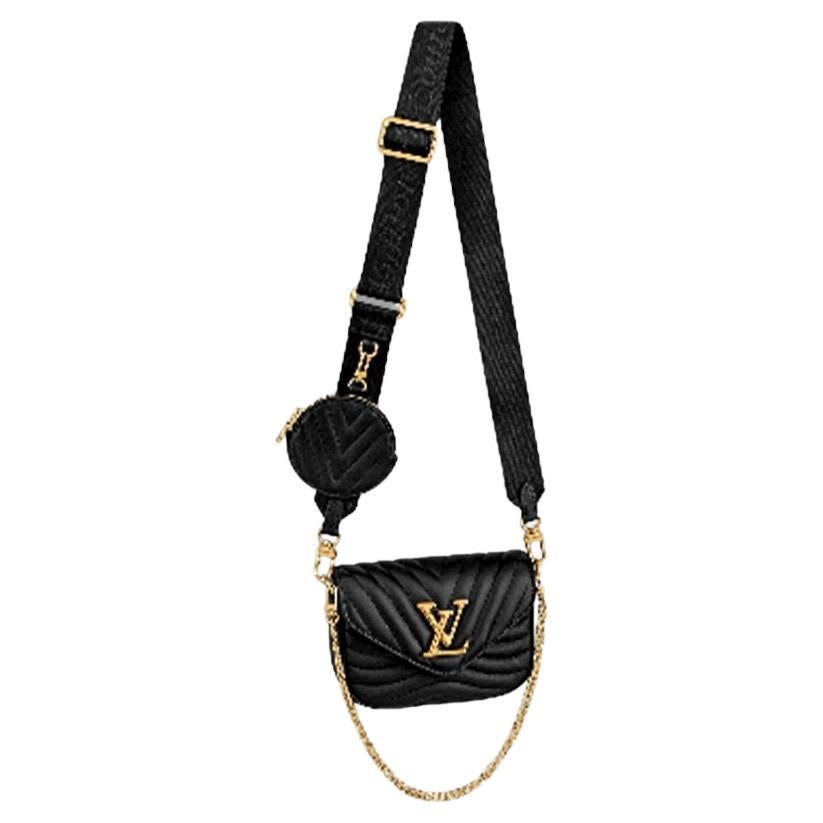 Louis Vuitton Louis Vuitton New Wave Multi Pochette Black Smooth Cowhide Leather