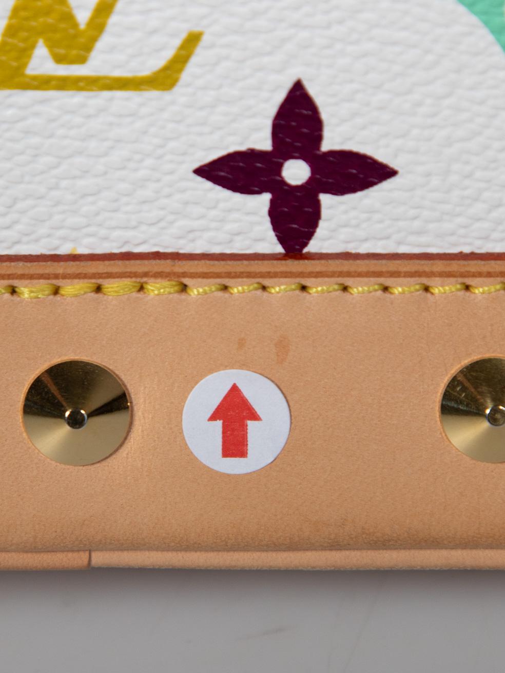 Louis Vuitton Louis Vuitton x Takashi Murakami 2003 Monogram Alma PM Handbag 3