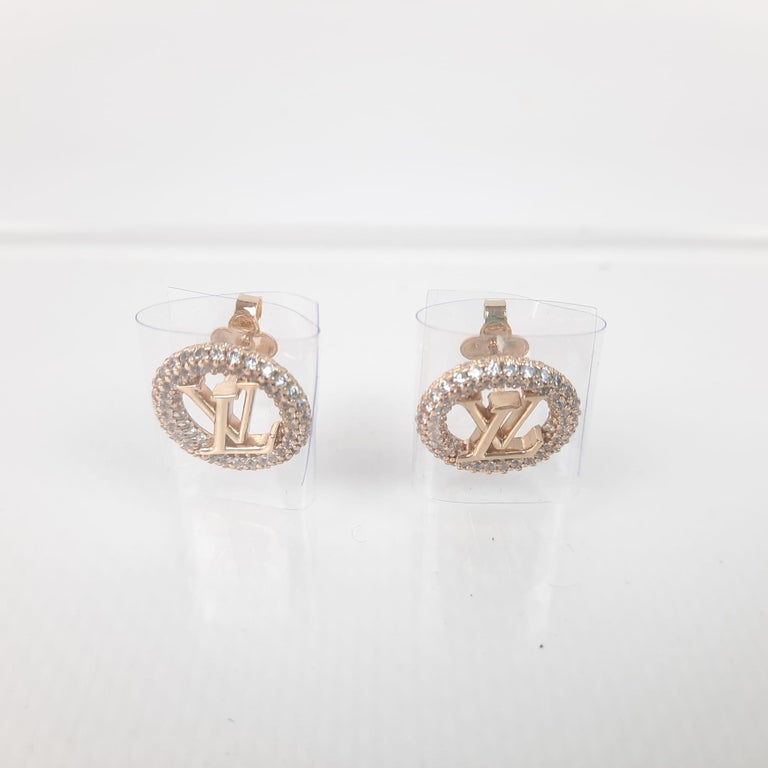 Louis Vuitton Crystal Louise By Night Stud Earrings (SHF-8OtcXE