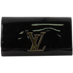 Louis Vuitton Louise Clutch Patent East West