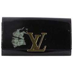 Louis Vuitton Louise Wallet Patent Long
