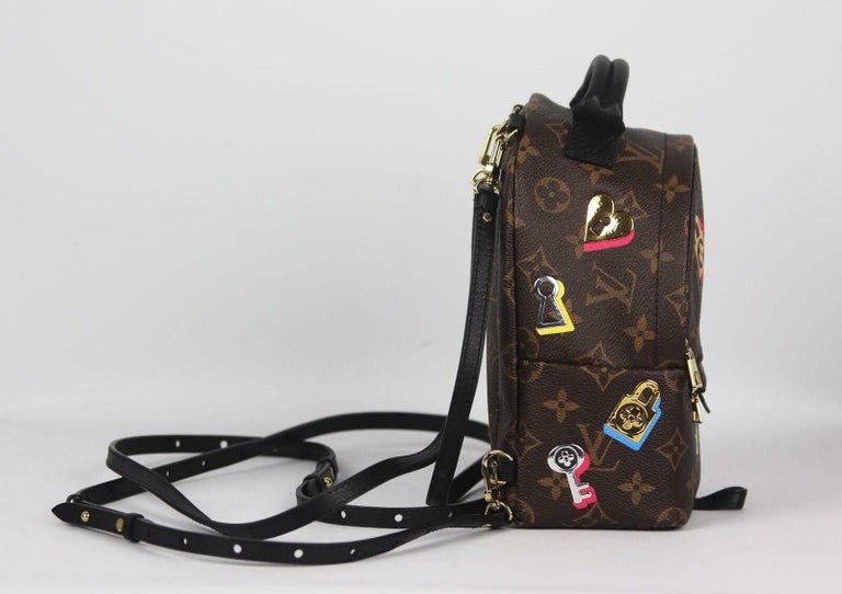 Louis Vuitton // Brown Love Lock Palm Springs Mini Backpack – VSP