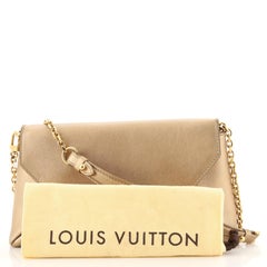 Louis Vuitton Love Note Chain Clutch Leather