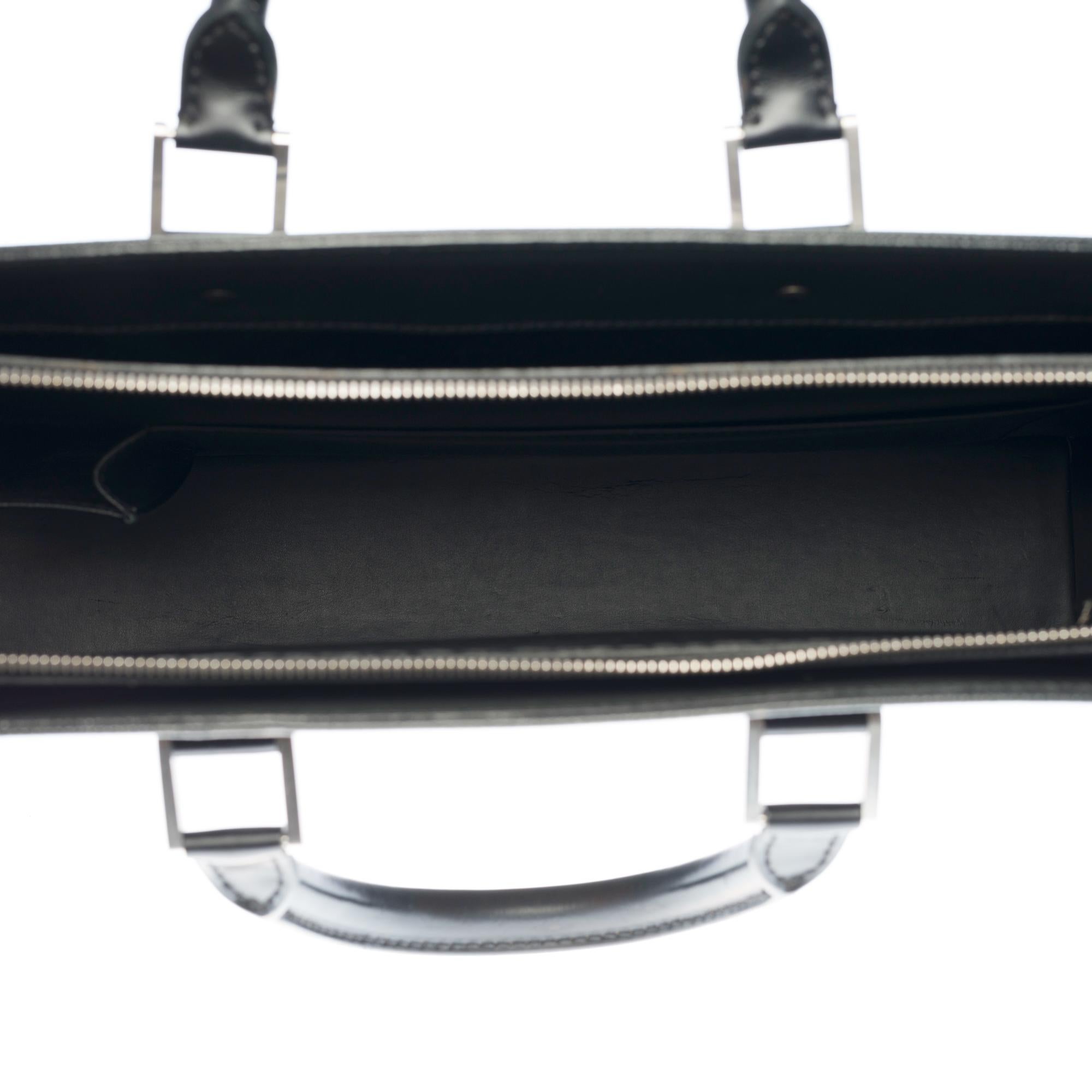 Louis Vuitton Lozan Briefcase in black taiga leather, BPHW 2
