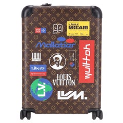 Louis Vuitton Ltd Edition Horizon 55 Monogram Logo Story Suitcase