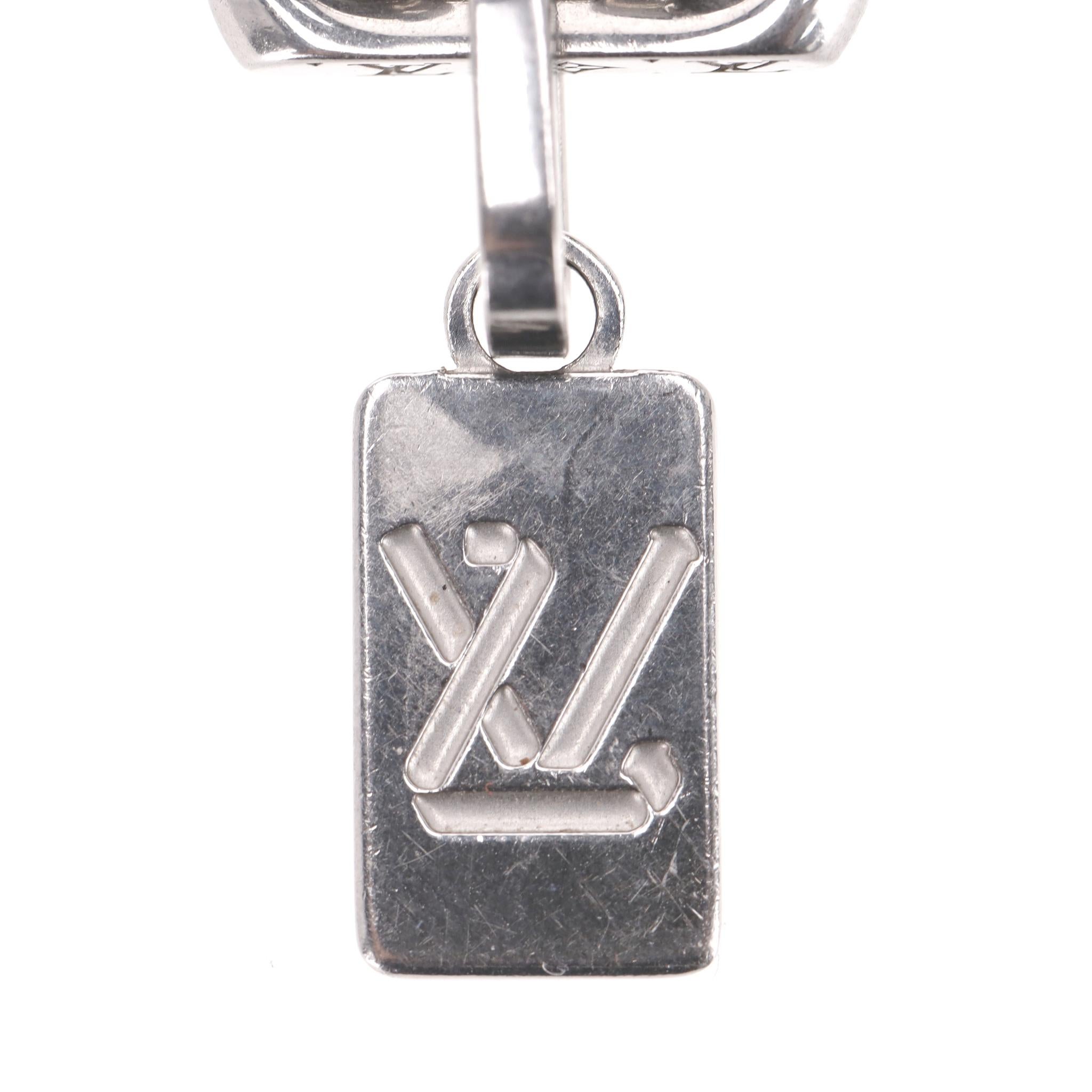 Louis Vuitton Ltd Edition Monogram Multi Linked Chain Necklace By Virgil Abolah For Sale 1