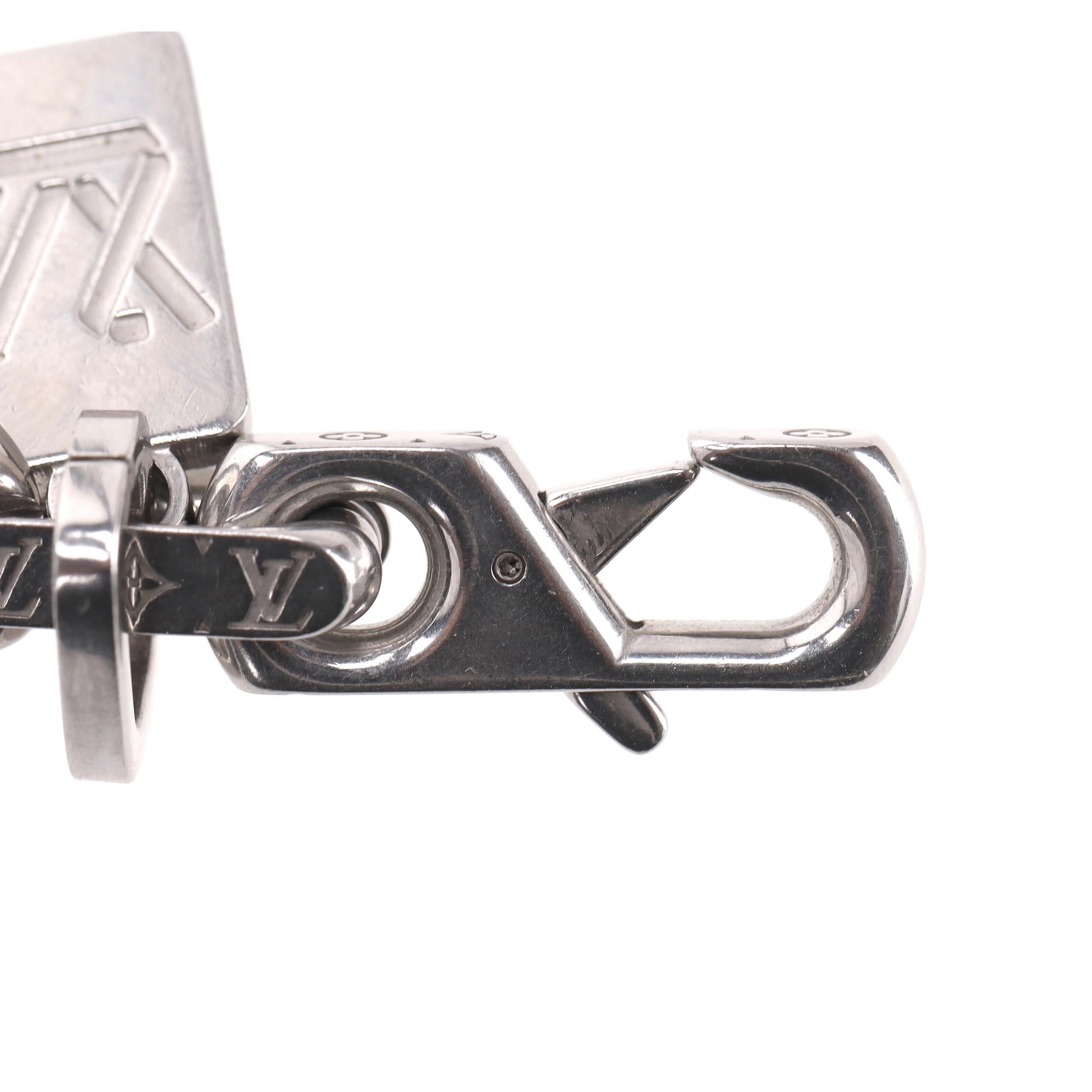 Louis Vuitton Ltd Edition Monogram Multi Linked Chain Necklace By Virgil Abolah For Sale 4