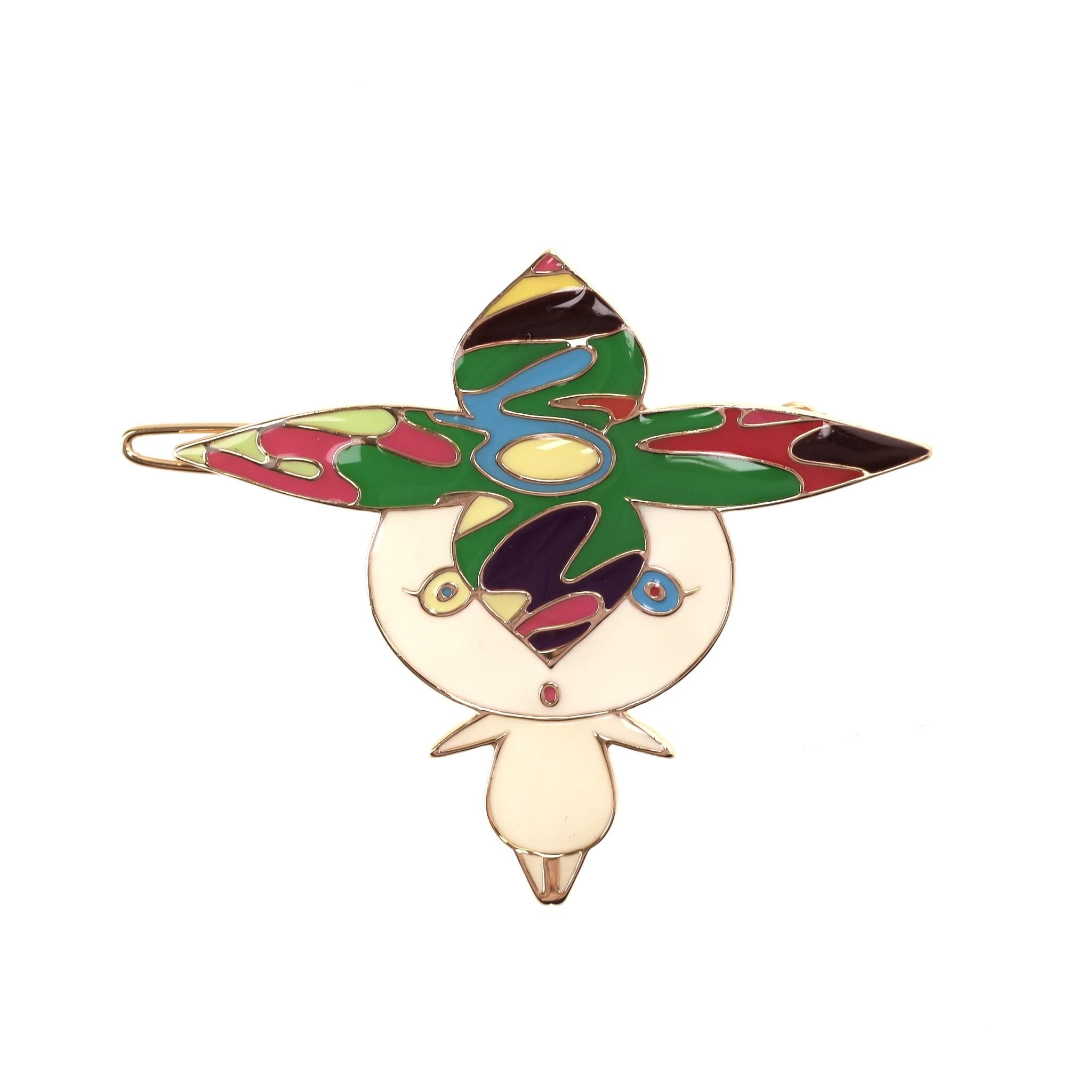 Women's Louis Vuitton Ltd Edition Takashi Murakami Collection Hair Clips For Sale