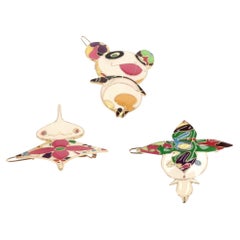 Louis Vuitton Edición limitada Colección Takashi Murakami Pinzas para el pelo