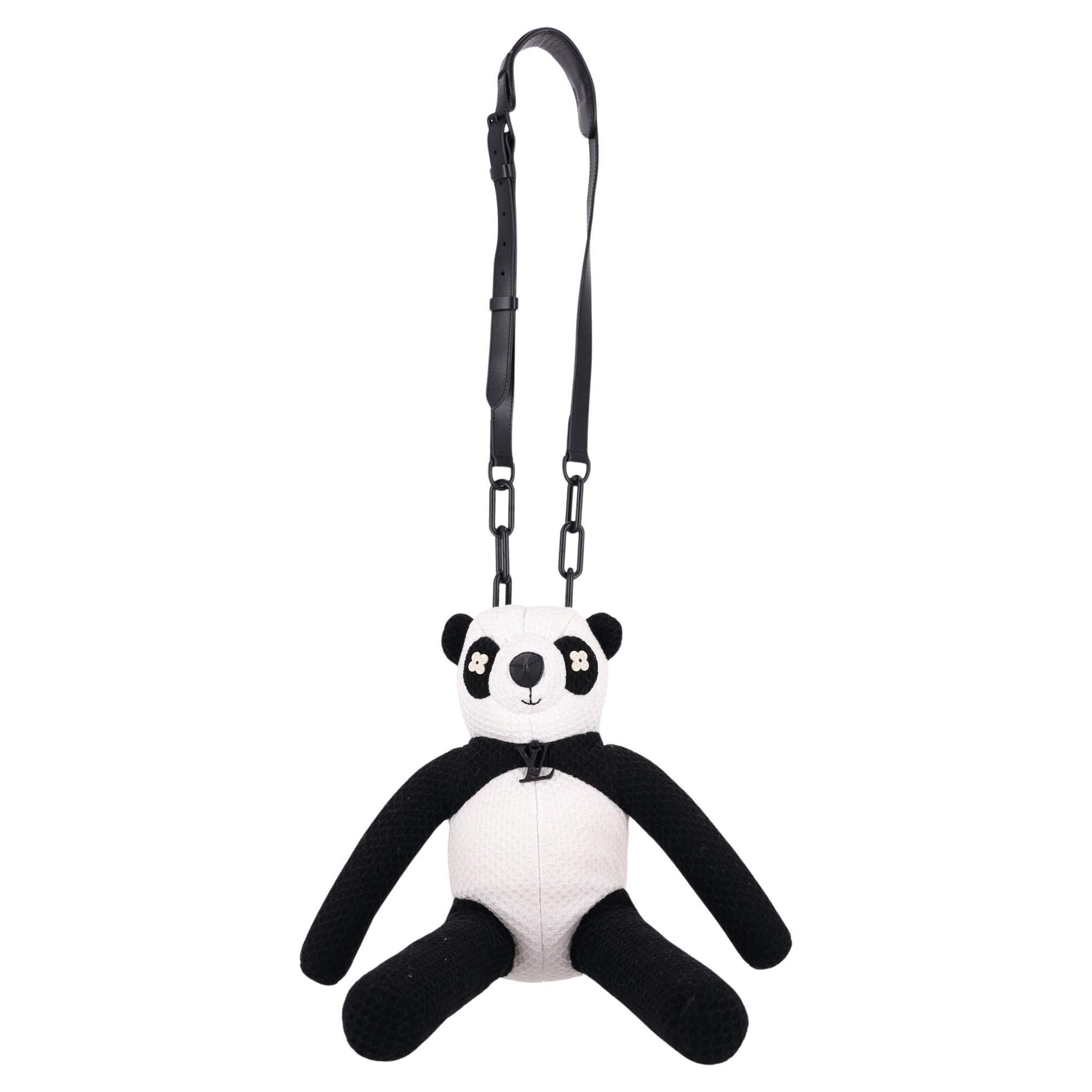 Louis Vuitton Ltd Edition Zoom & Friends Panda Bear Crossbody Bag For Sale