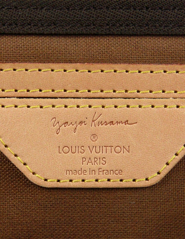 Louis Vuitton Rare Red Monogram Yayoi Kusama Dots Leggings sz 38 For Sale  at 1stDibs