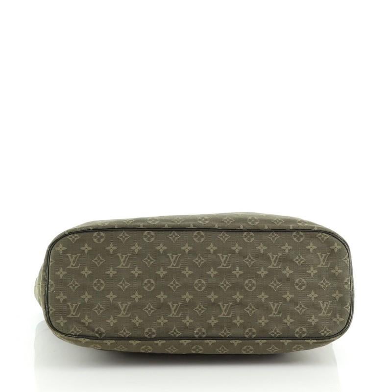 Gray Louis Vuitton Lucille Handbag Mini Lin GM