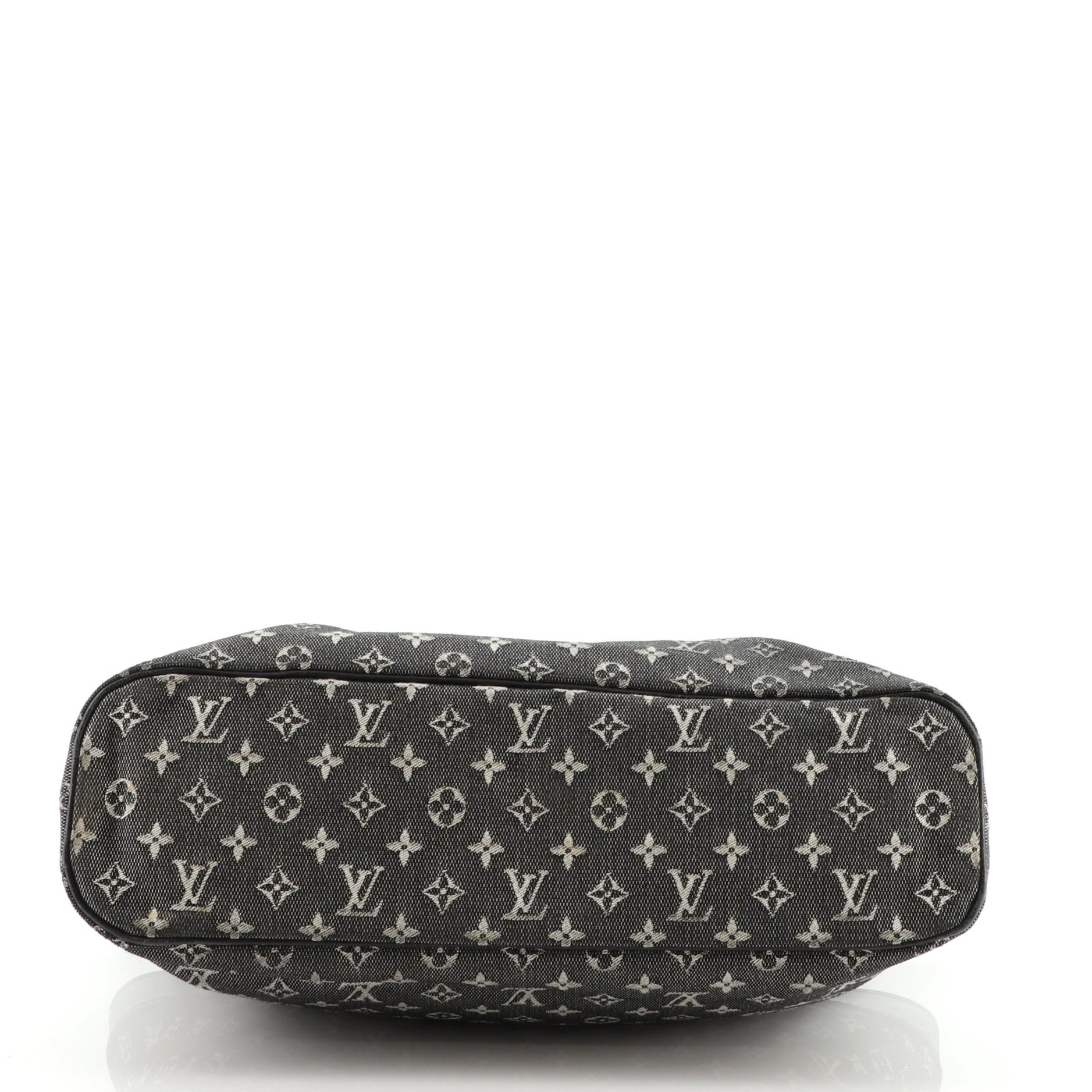 Black Louis Vuitton Lucille Handbag Mini Lin PM