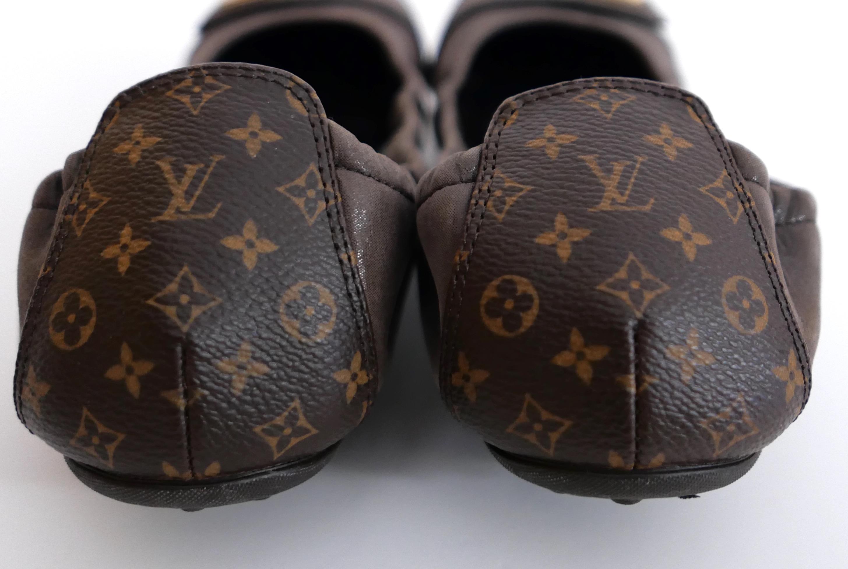 Louis Vuitton Lucky Monogram Ballet Flats In Excellent Condition For Sale In London, GB