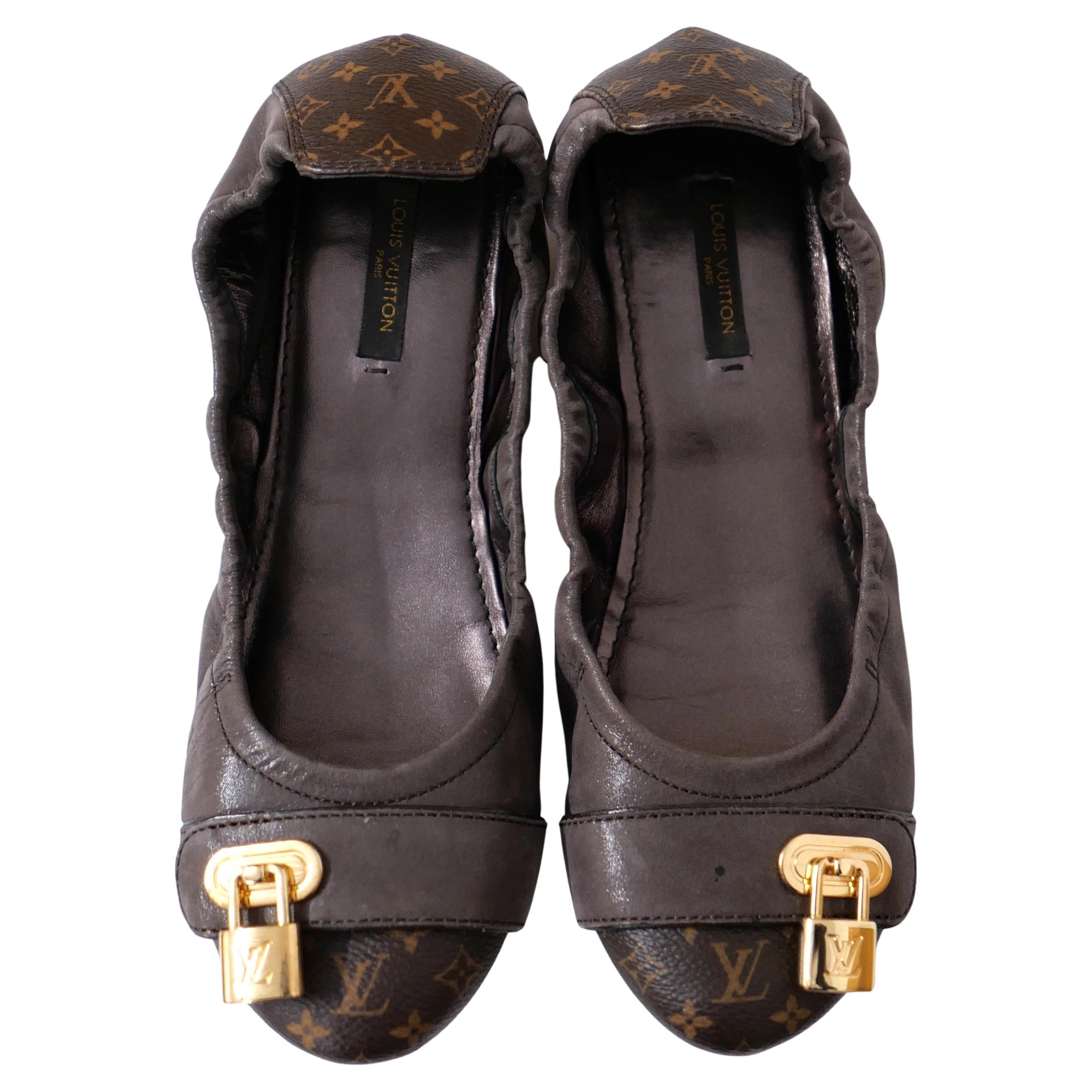 Louis Vuitton Lucky Monogram Ballet Flats For Sale