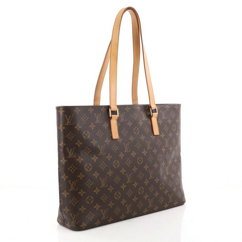 Louis Vuitton Luco Handbag Monogram Canvas In Good Condition In NY, NY