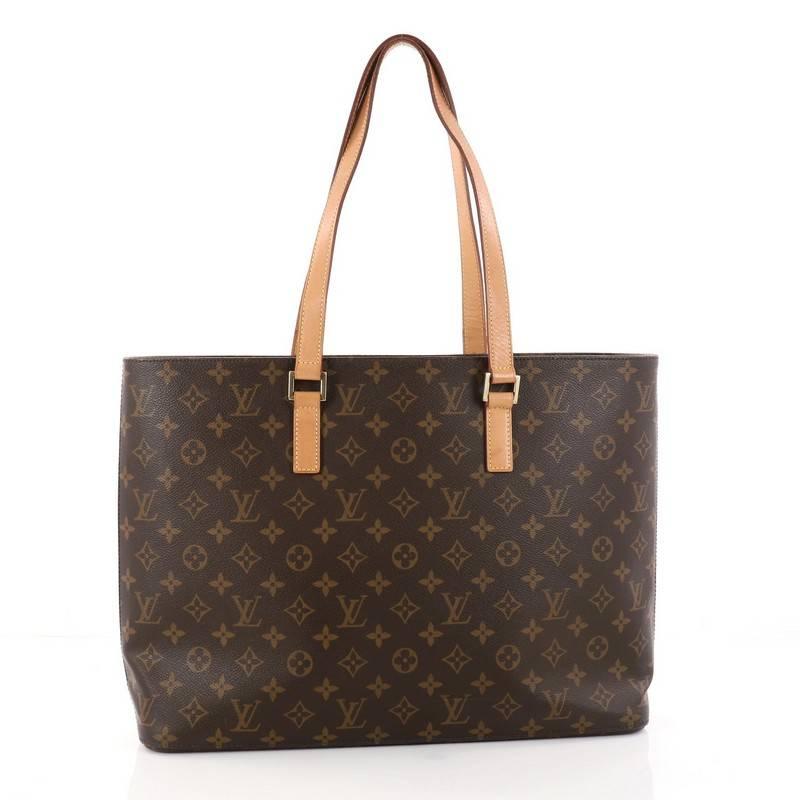 Louis Vuitton Luco Handbag Monogram Canvas In Good Condition In NY, NY