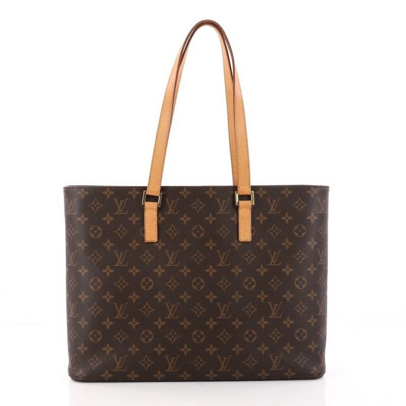 Louis Vuitton Luco Handbag Monogram Canvas In Good Condition In NY, NY