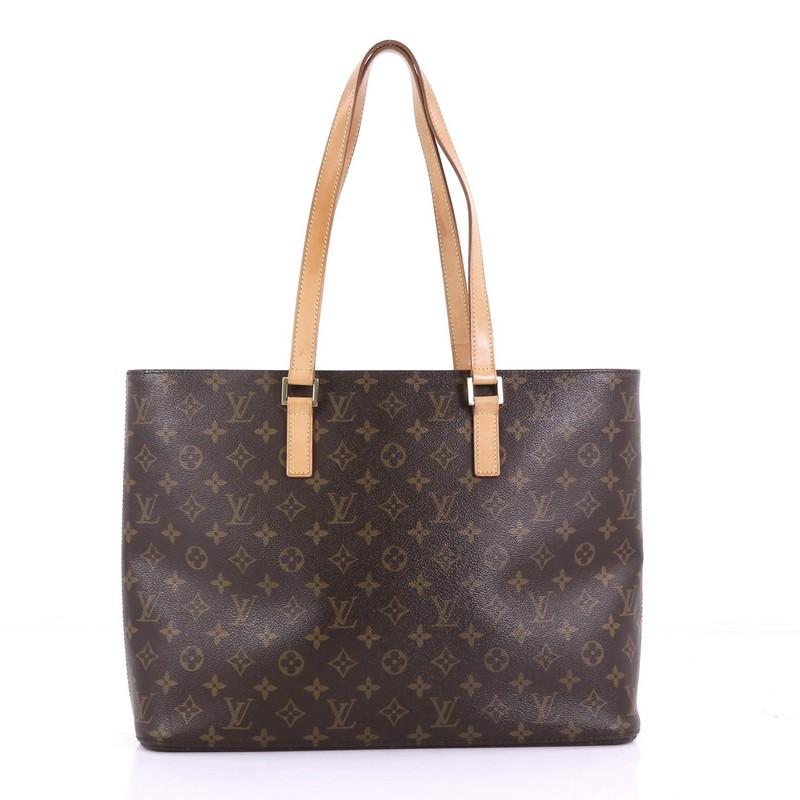 Louis Vuitton Luco Handbag Monogram Canvas In Good Condition In NY, NY