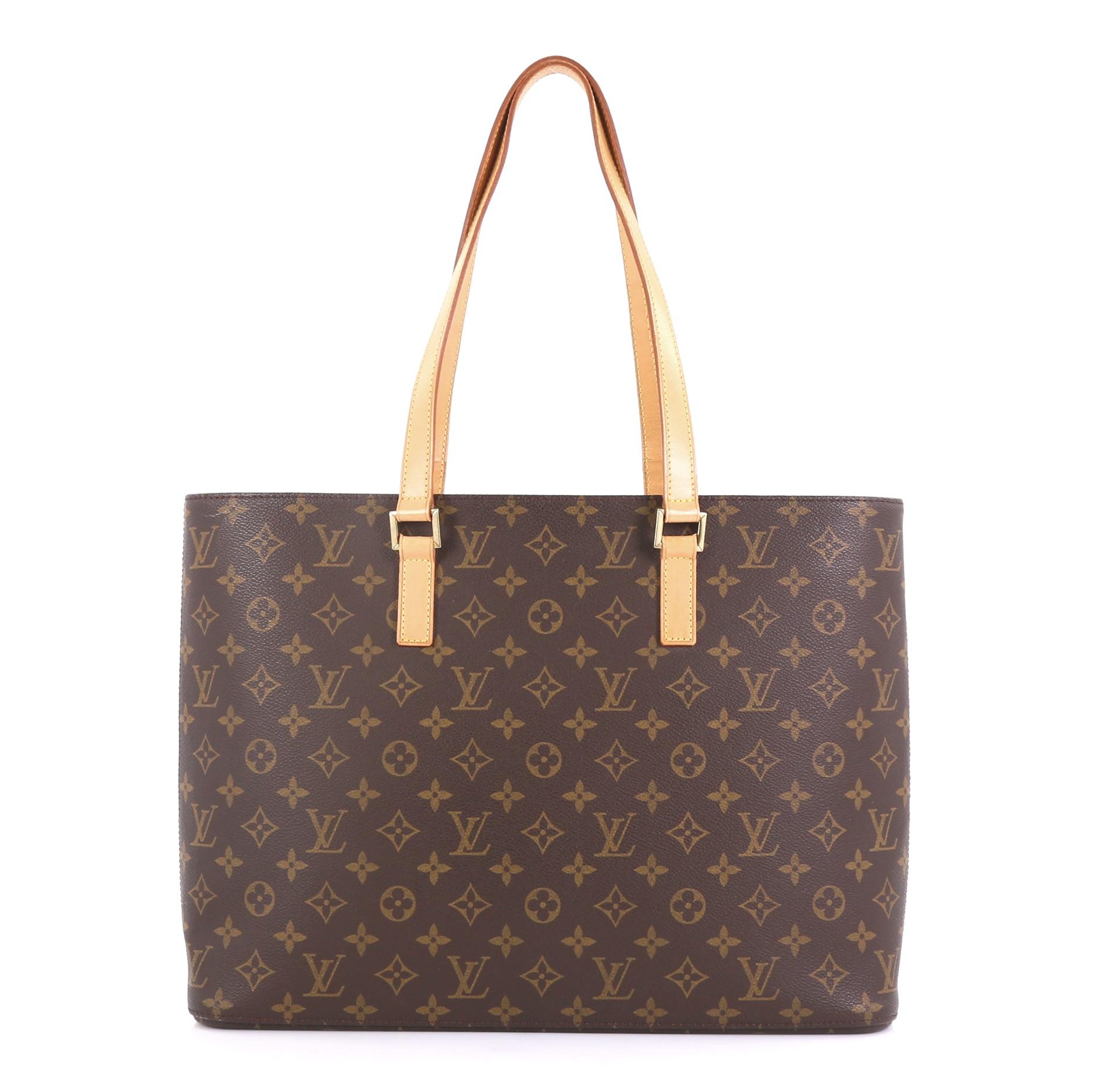 Louis Vuitton Luco Handbag Monogram Canvas In Good Condition In NY, NY