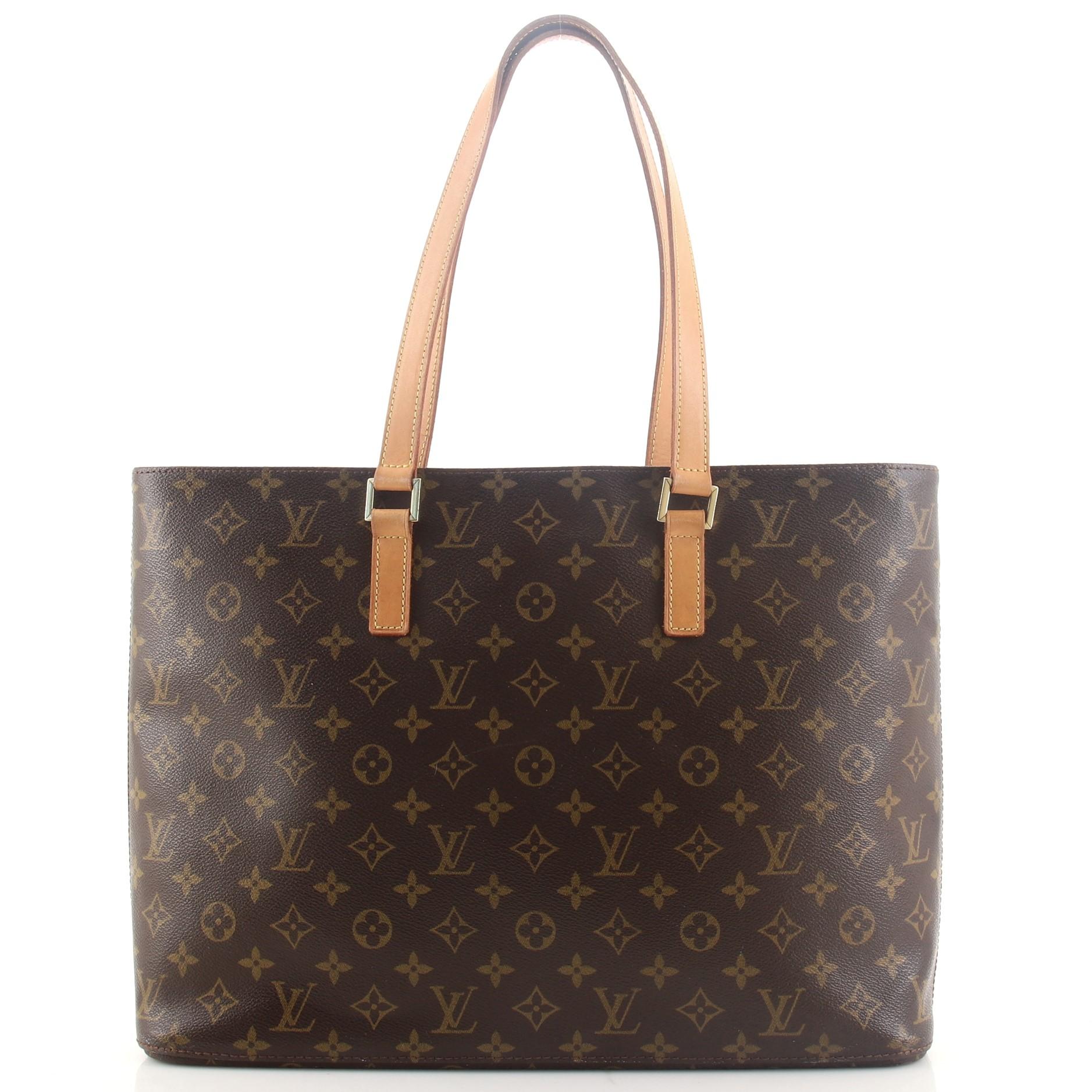 Louis Vuitton Luco Handbag Monogram Canvas In Good Condition In NY, NY