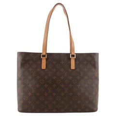 Louis Vuitton Luco Handtasche mit Monogramm aus Segeltuch