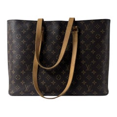Louis Vuitton Luco Shoulder Tote Monogram Canvas Brown 2004