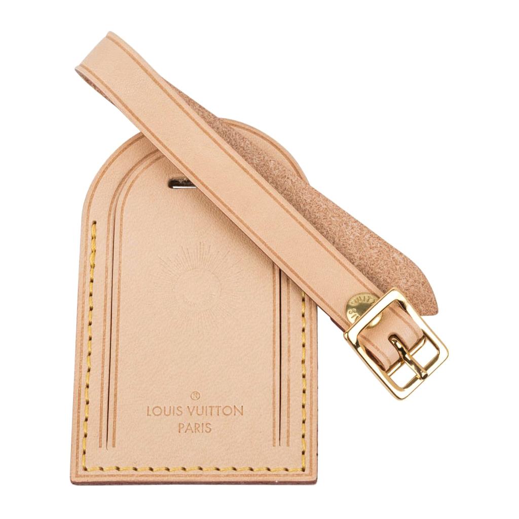 Louis Vuitton Gepäckanhänger Vachetta mit Sonnenschliff
