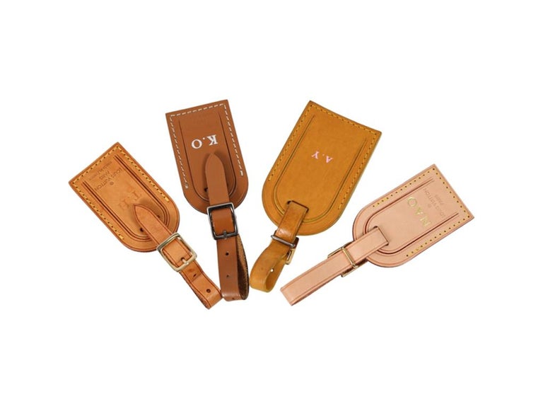 LOUIS VUITTON LUGGAGE Tags x4 For Sale at 1stDibs