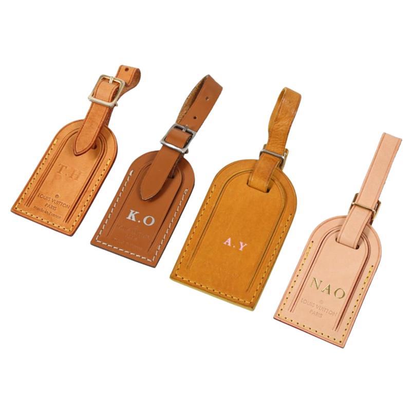 LOUIS VUITTON LUGGAGE Tags x4 For Sale at 1stDibs