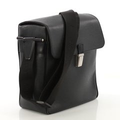 Louis Vuitton Luka Ardoise Handbag Taiga Leather