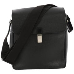 Louis Vuitton Luka Ardoise Handbag Taiga Leather