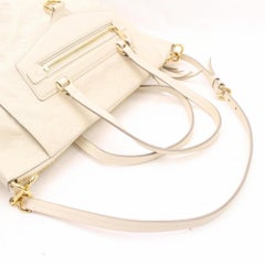 Louis Vuitton Lumineuse Empreinte 2way 866709 Ivory Leather Shoulder Bag