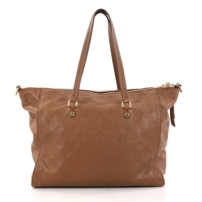Louis Vuitton Lumineuse Handbag Monogram Empreinte Leather PM In Good Condition In NY, NY