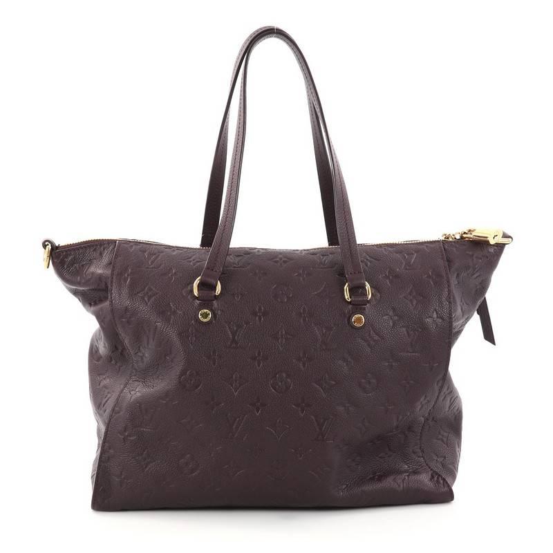 Louis Vuitton Lumineuse Handbag Monogram Empreinte Leather PM In Good Condition In NY, NY