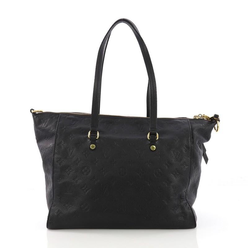 Louis Vuitton Lumineuse Handbag Monogram Empreinte Leather PM In Fair Condition In NY, NY