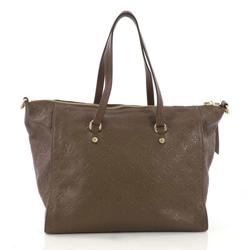 Louis Vuitton Lumineuse Handbag Monogram Empreinte Leather PM In Good Condition In NY, NY