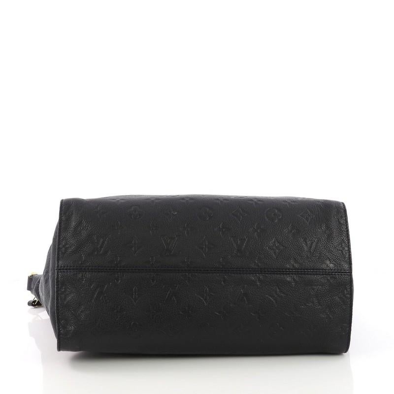 Women's Louis Vuitton Lumineuse Handbag Monogram Empreinte Leather PM