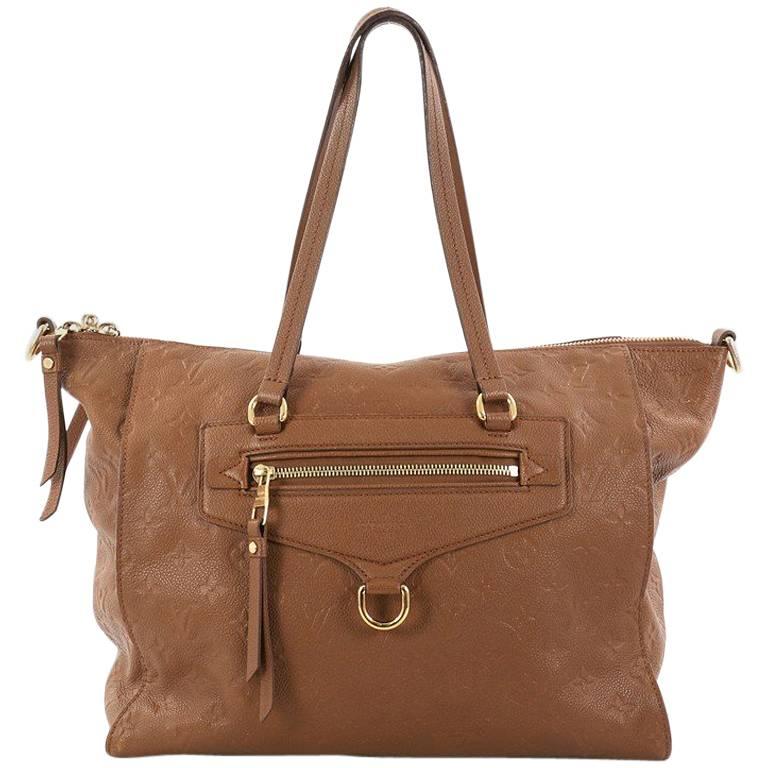 Louis Vuitton Lumineuse Handbag Monogram Empreinte Leather PM