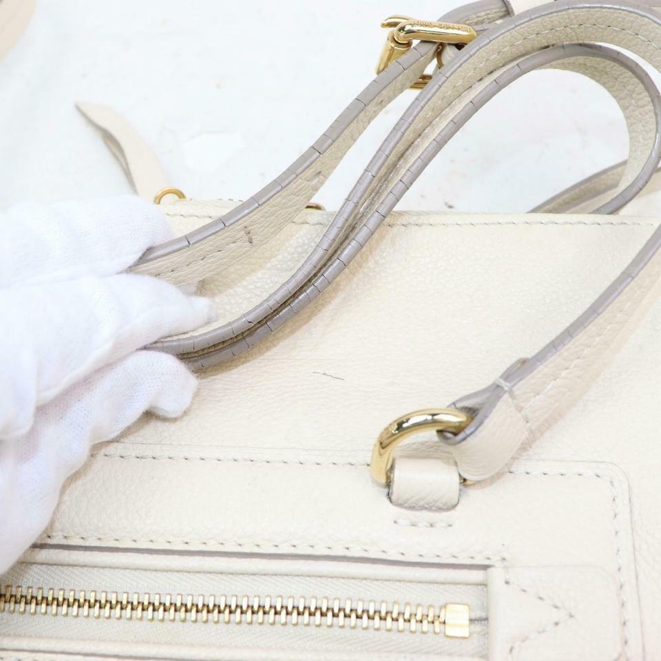 Louis Vuitton Lumineuse Leather 2way Zip Tote 870872 White Monogram Empreinte  3