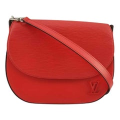 LOUIS VUITTON Luna Shoulder bag in Red Leather