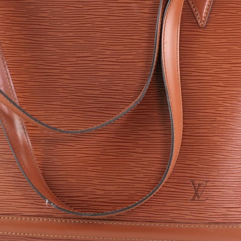 Women's or Men's Louis Vuitton Lussac Handbag Epi Leather