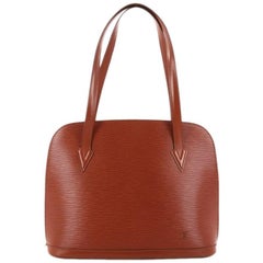 Louis Vuitton Lussac Handbag Epi Leather