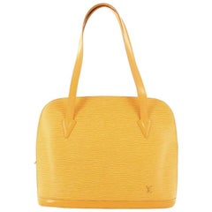 Louis Vuitton Lussac Handbag Epi Leather