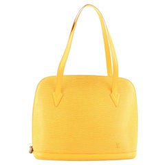 Louis Vuitton Lussac Handbag Epi Leather
