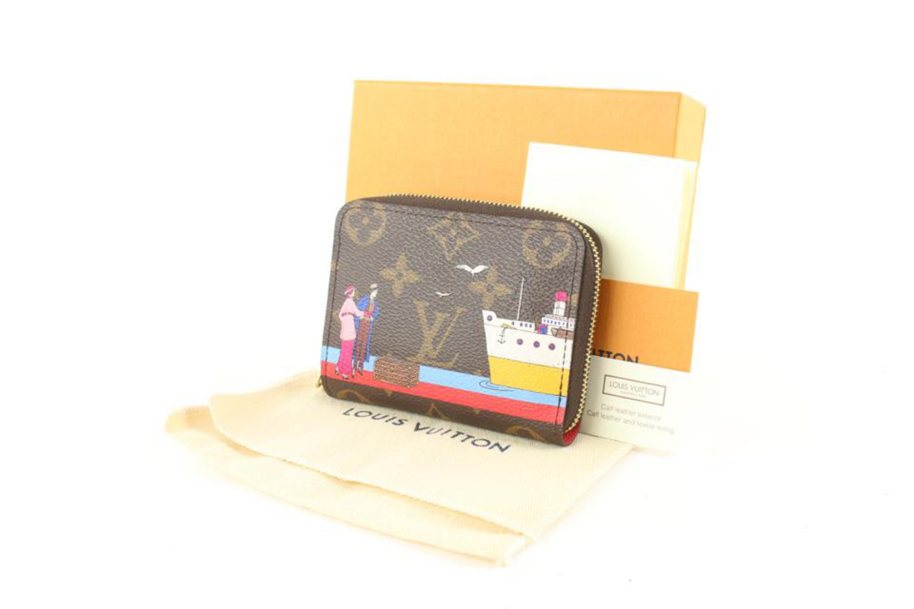 Louis Vuitton LV Atlantic Cruise Compact Zippy Wallet Zip Around 1222lv35
Date Code/Serial Number: TS2136
Made In: France
Measurements: Length:  3.2