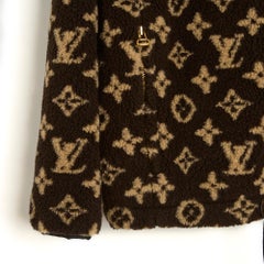 Louis Vuitton LV Blouson FR34 Oversize Faux Fur Hooded LV Jacket US4 to 8 Tags