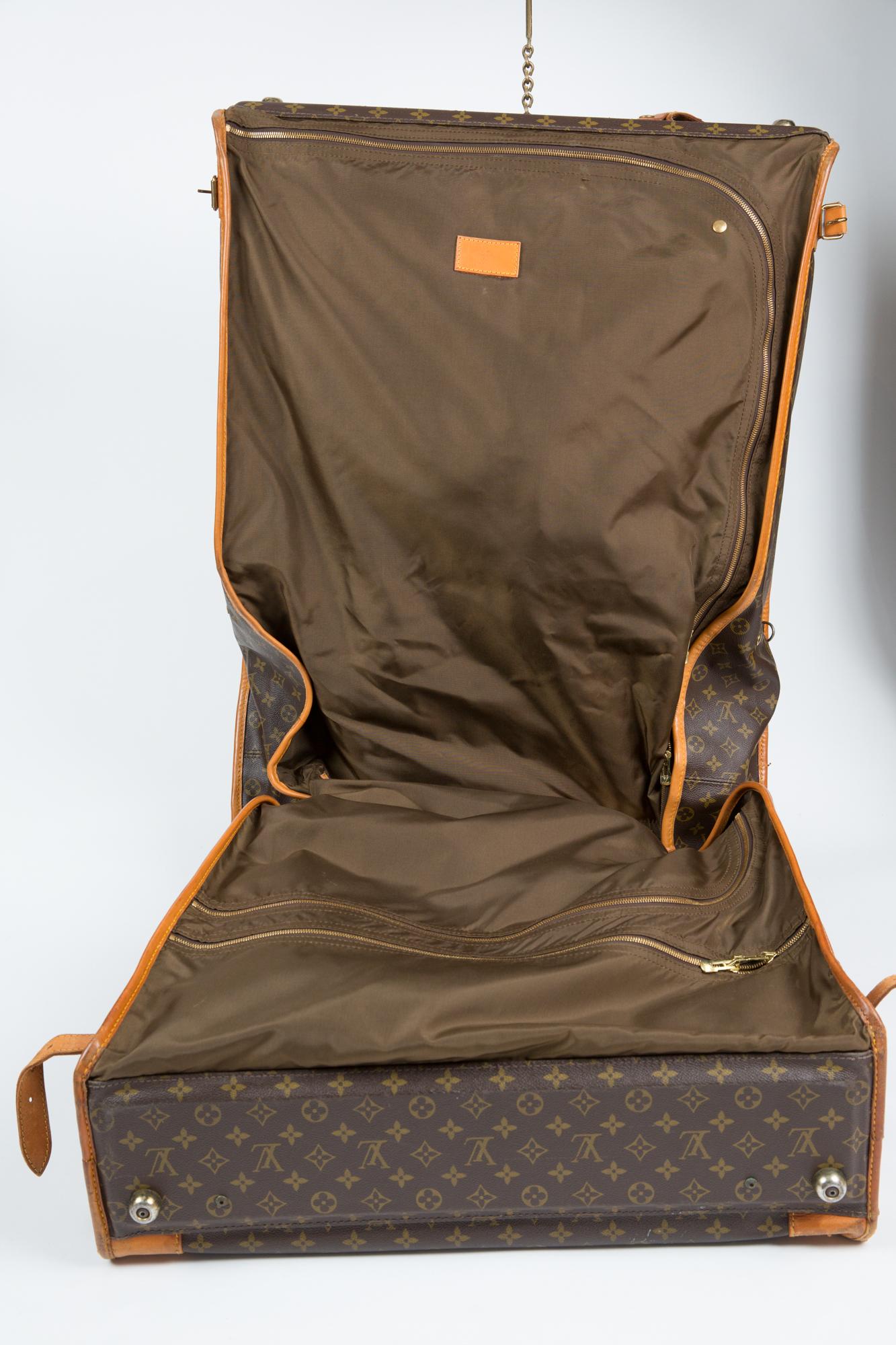 Louis Vuitton LV Brown Monogram Clothes Hangers Luggage 4