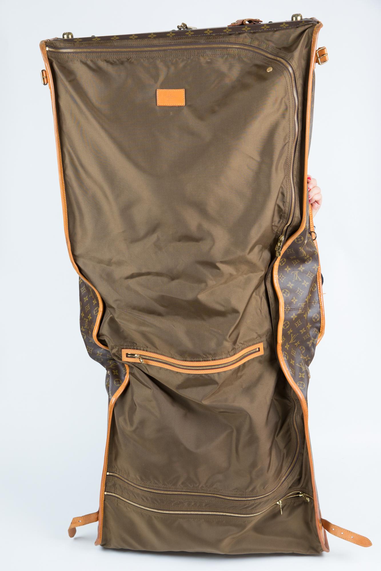 Louis Vuitton LV Brown Monogram Clothes Hangers Luggage 2