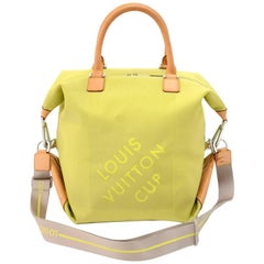 Louis Vuitton LV Cup 2003 Lime Damier Geant Canvas Boston Bag